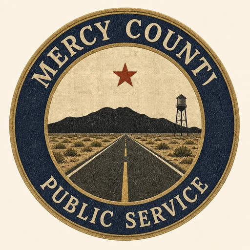 Mercy County public service seal